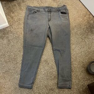 LANE BRYANT Grey Jeans